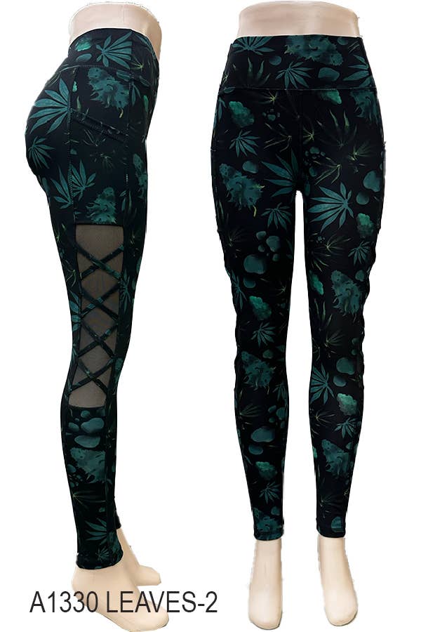 SSImport - Wholesale Athletic/Lounge Leggings - Women's - A1330 SPORTS YOGA POCKET LEGGINGS MIXED SIZES 12PCS/PACK7