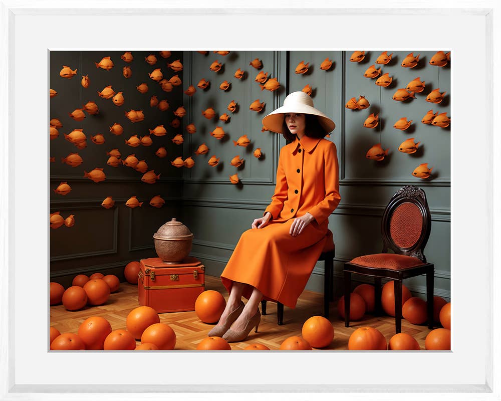 Atelier Contemporain - Vendita all'ingrosso Stampa artistica - Stampa d'arte Fine Art - « Orange girl » di C. Malsert7