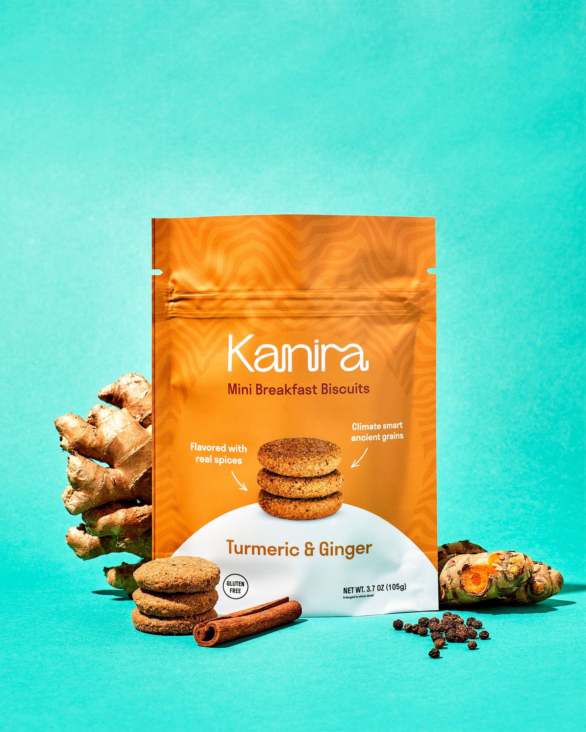Kanira – wholesale Biscuit – Turmeric & Ginger Breakfast Biscuits - High Fiber Snacks2