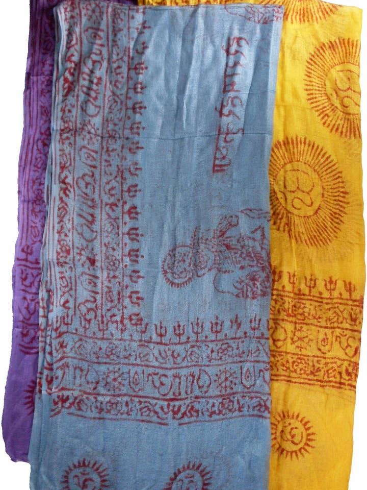 Ram Nami Traditional Indian Scarves for wholesale by Magic Touch Corp