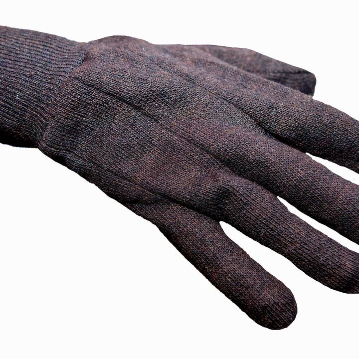 G & F Products - Wholesale Gloves - Unisex - Heavy Weight 9OZ. Brown Jersey Work Gloves, 12 pairs11