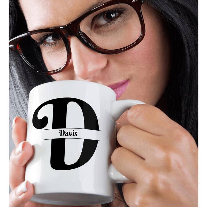 3dRose - Wholesale Coffee Mug - 3dRose, Bold Script Monogram D Davis, Mug9
