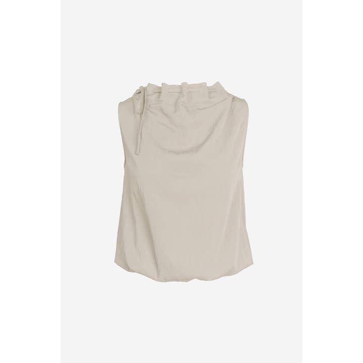 Naked Zebra - Wholesale Tank Top - Women's - Cinched Mock Neck Sleeveless Top28