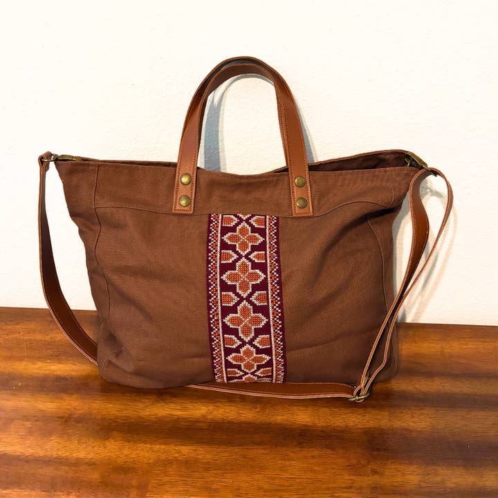 Darzah - Wholesale Tote Bag - Women's - Walid Unisex Bag - Brown0