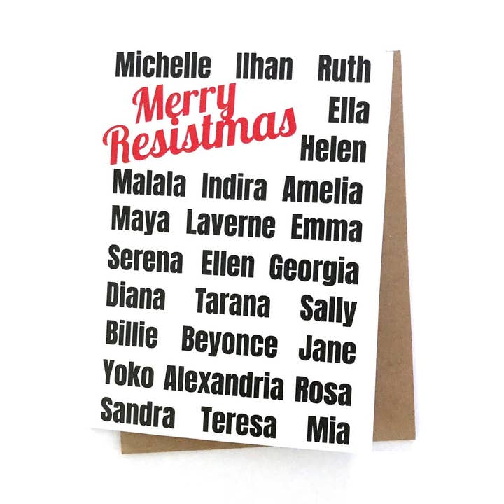 Glædelig Resistmas kort for engroshandel hos BE Paperie