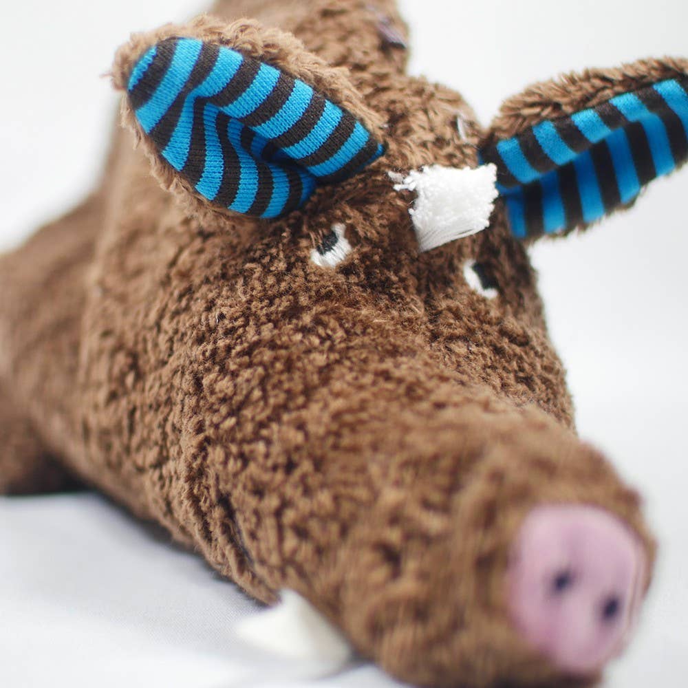 Pat & Patty - Vendita all'ingrosso Peluche - Bambini e neonati - Pad riscaldante ecologico per bambini « cinghiale », marrone/SCKB-70