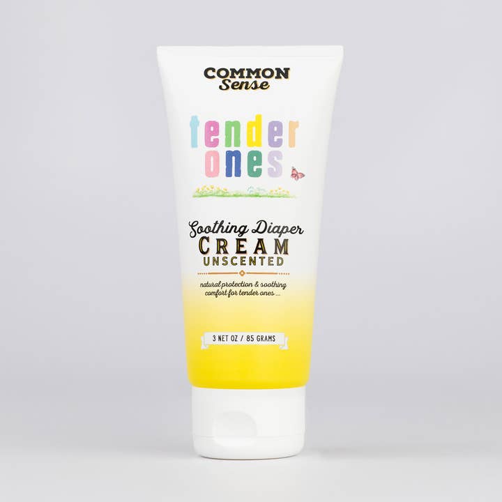 Crema lenitiva per pannolini Tender Ones 3 oz. per la vendita all'ingrosso da parte di Common Sense Soap