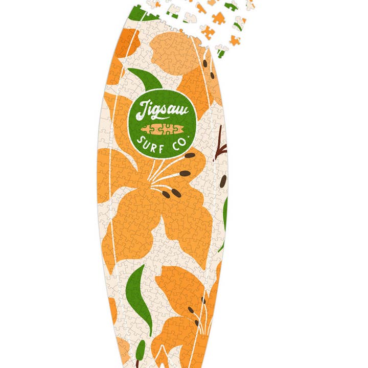 Jigsaw Surf Co. - Wholesale Puzzle - Adult - Uki Uki Surfboard Puzzle