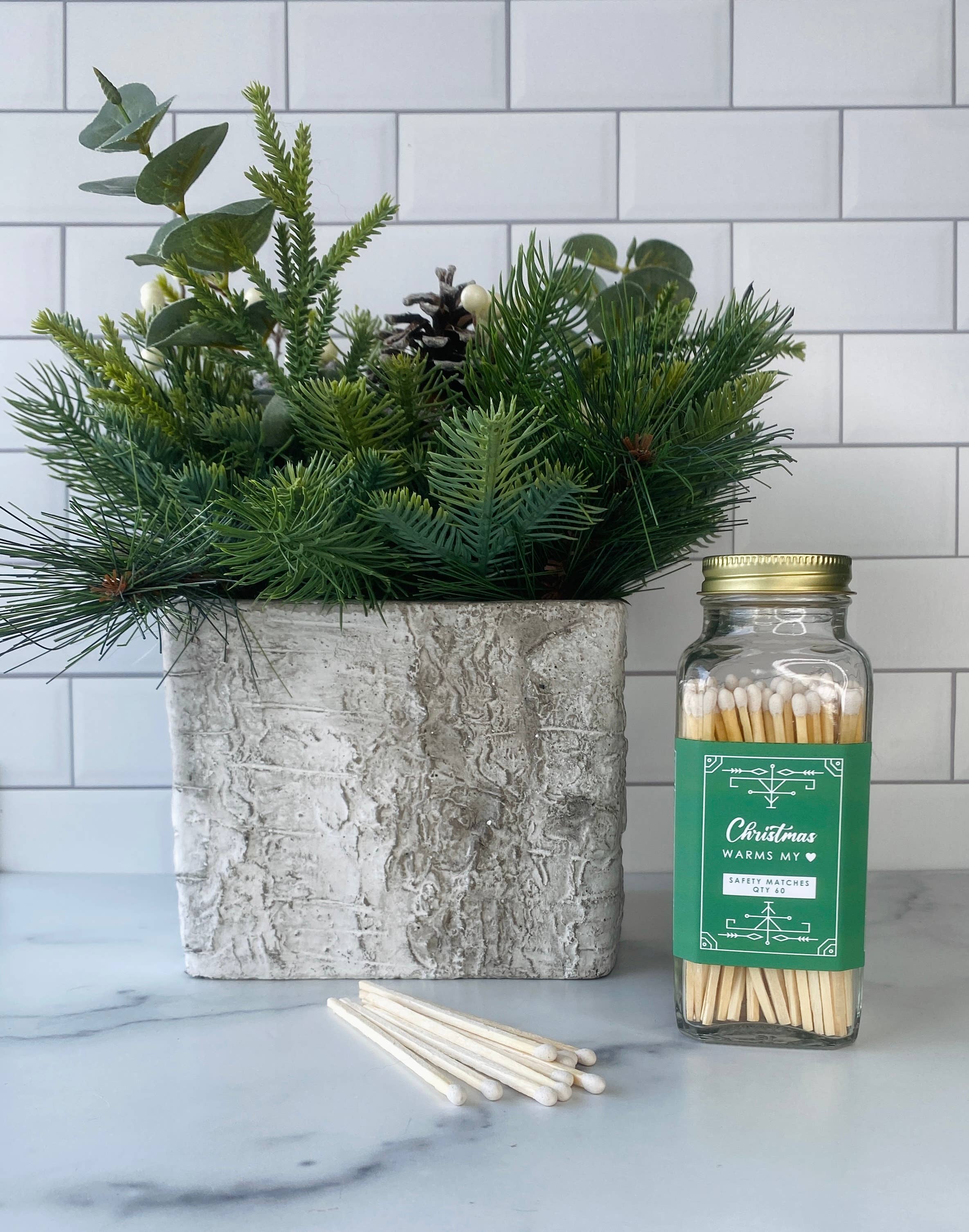 Rambling Caravan - Wholesale Matches - Merry Christmas Safety Matches - Christmas Warms My Heart6