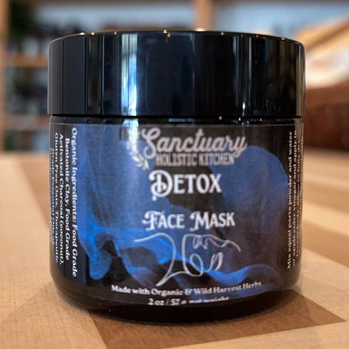 Net weight - Detox Face Mask for wholesale by Sanctuary Holistic Kitchen