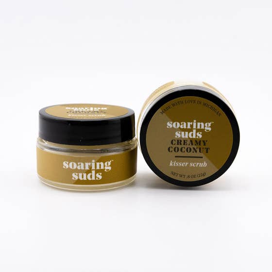 Creamy Coconut Kisser Scrub for wholesale by Soaring Suds Soap Co., LLC