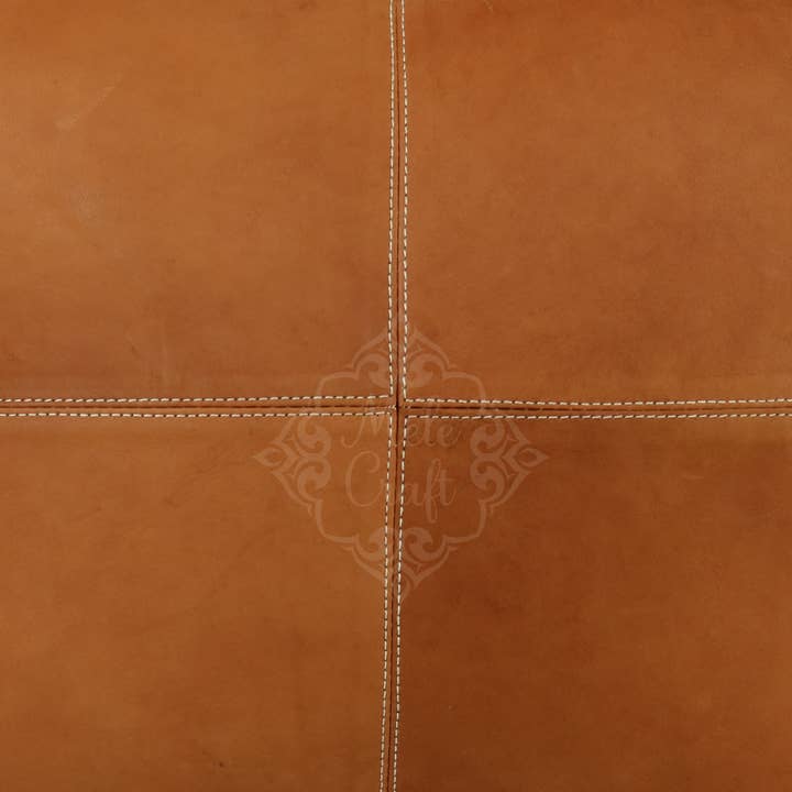 Melecraft - Wholesale Pouf - Leather pouf ottoman, Seat cushion, Floor cushion, footstool1