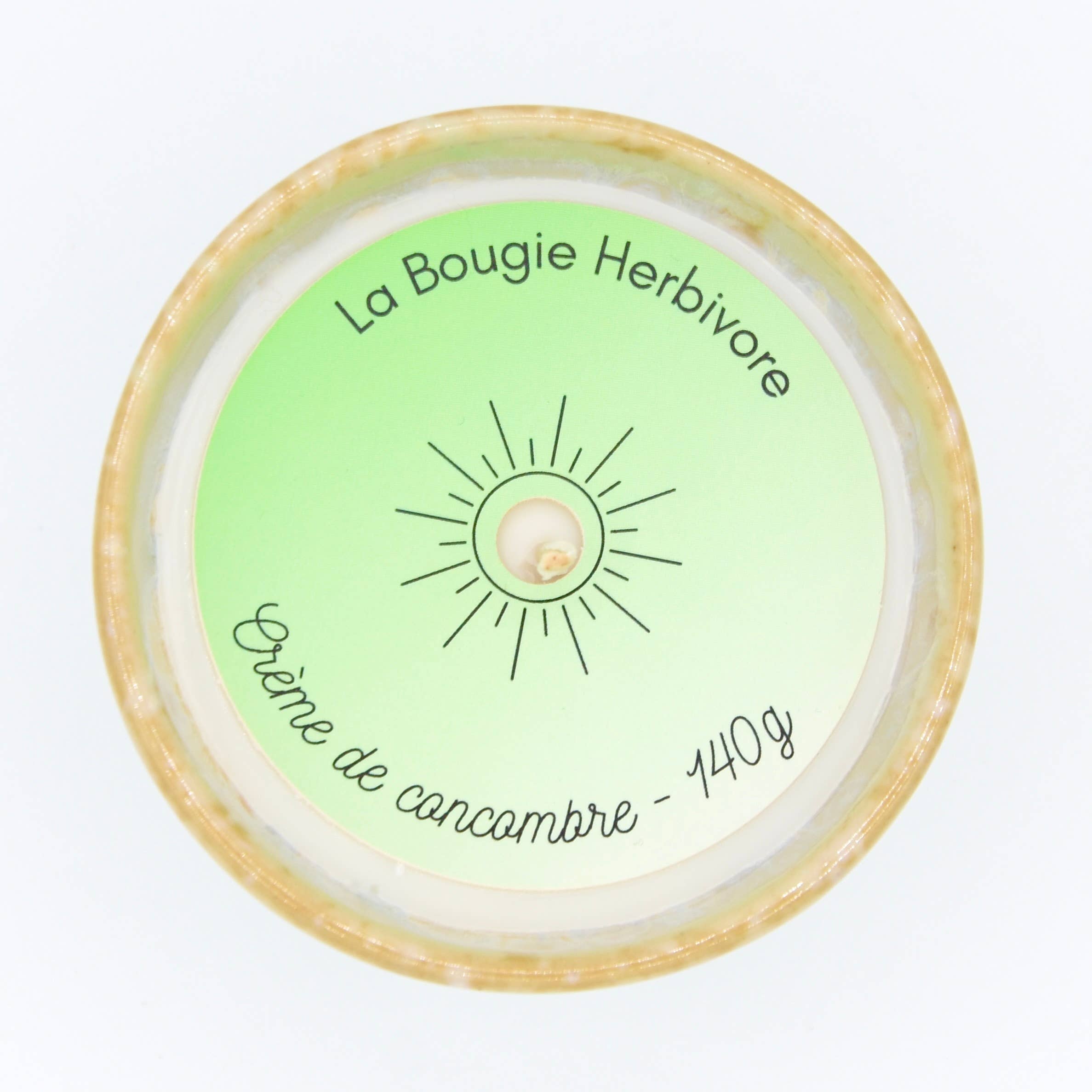 LA BOUGIE HERBIVORE - Wholesale Jar/Filled Candle - Cucumber Cream Scented Candle | THE HERBIVORE CANDLE1