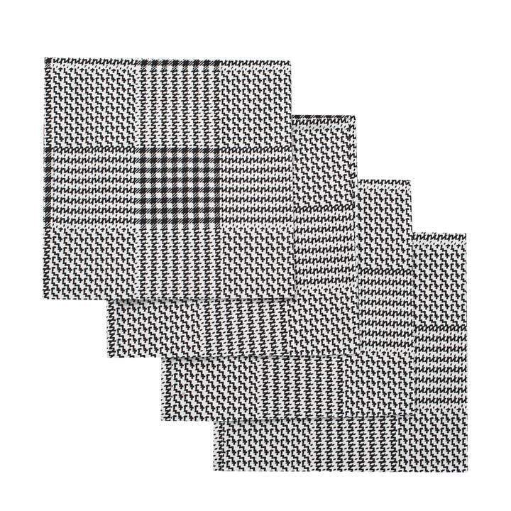 Chefanie - Wholesale Dinner & Cloth Napkin - Glen Plaid Napkins (4)