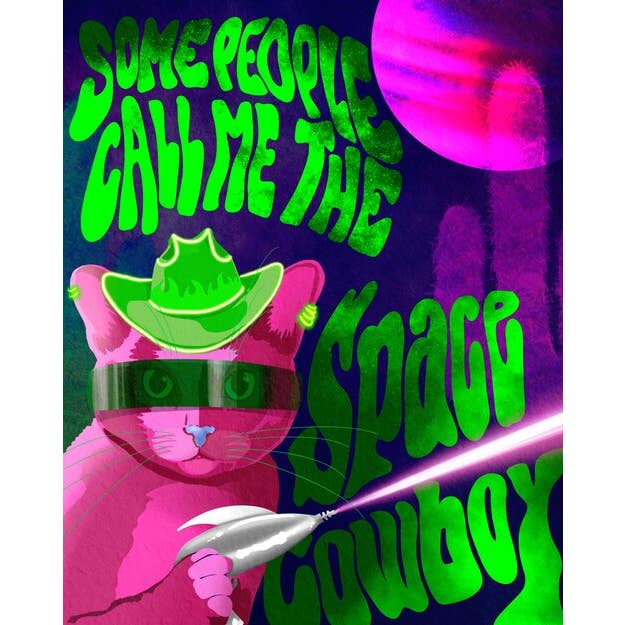 “Space Cowboy” Art Print for wholesale by Big Bad Mullet