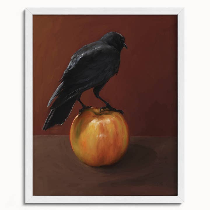 The Ugly Cat Studio - Wholesale Art Print - Moody City Crow Art Print17