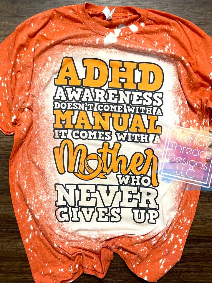 Adhd mom shirt for wholesale by Trendy Threads Designs LLC