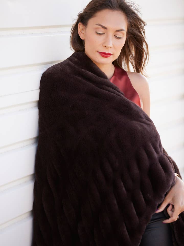 Plaid - Florence Chocolate pour la vente par Tourance