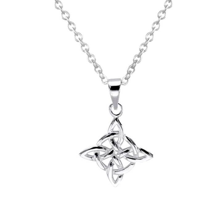Pendentif Nœud Celtique Infini en Argent 925 pour la vente par Silver Jewellery Cavern Wholesale