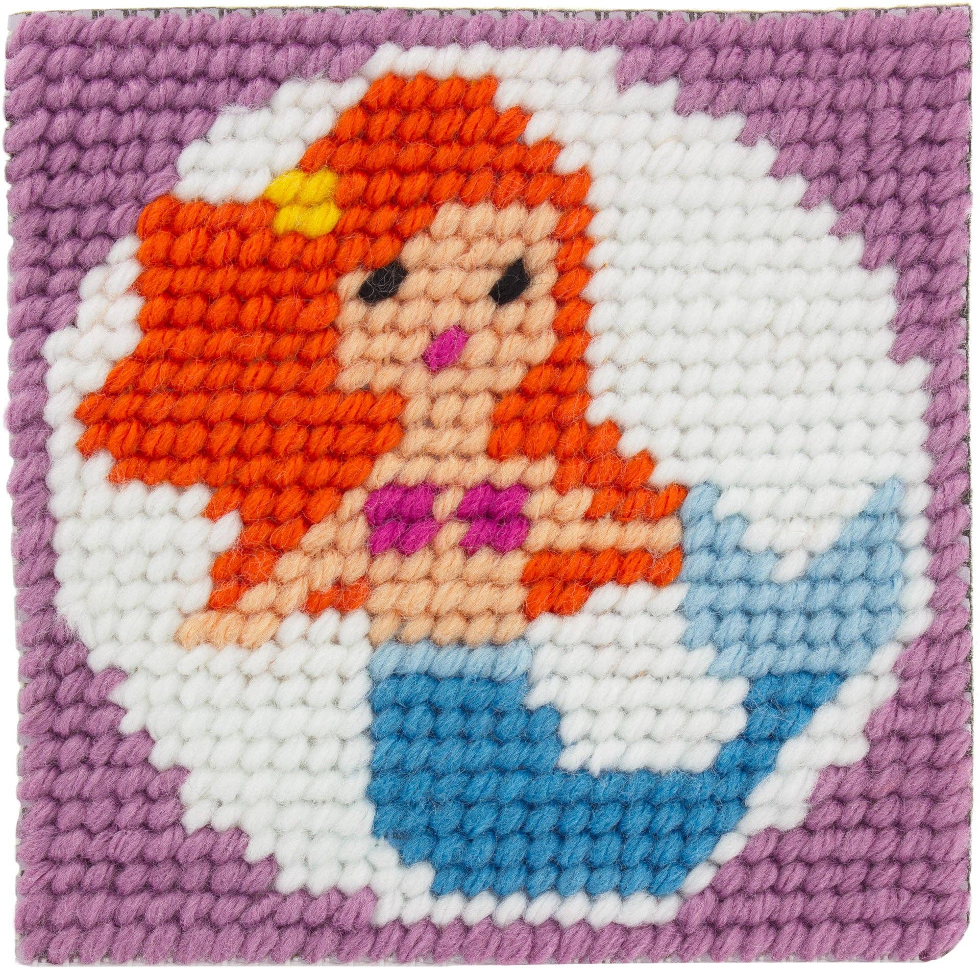 Com'1 Idée – wholesale Embroidery/cross-stitch supplies – Sudan canvas kit | Ariel pretty mermaid1