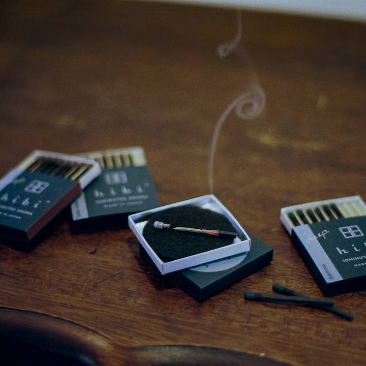 hibi 10MINUTES Aroma made in Japan - Wholesale Incense - Box of 30 Cedar Wood Incense Match2