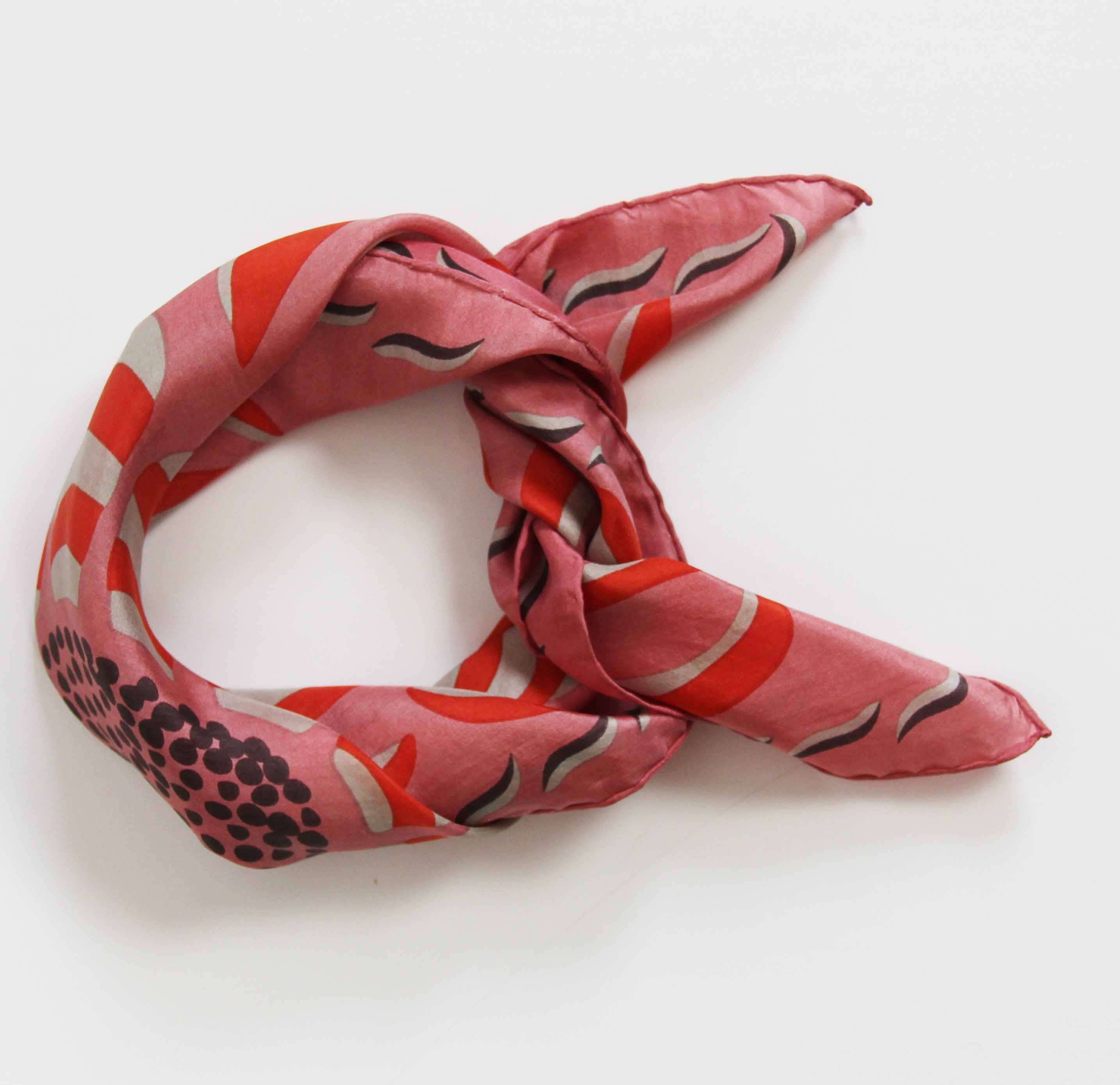 Les Belles Vagabondes - Wholesale Head Scarf - Women's - Mini Forget-me-not ROSE1