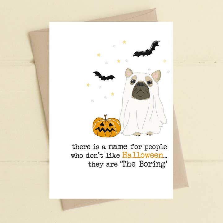 Halloween - Menschen, die Halloween nicht mögen - Grußkarte für den Großhandel von Dandelion Stationery