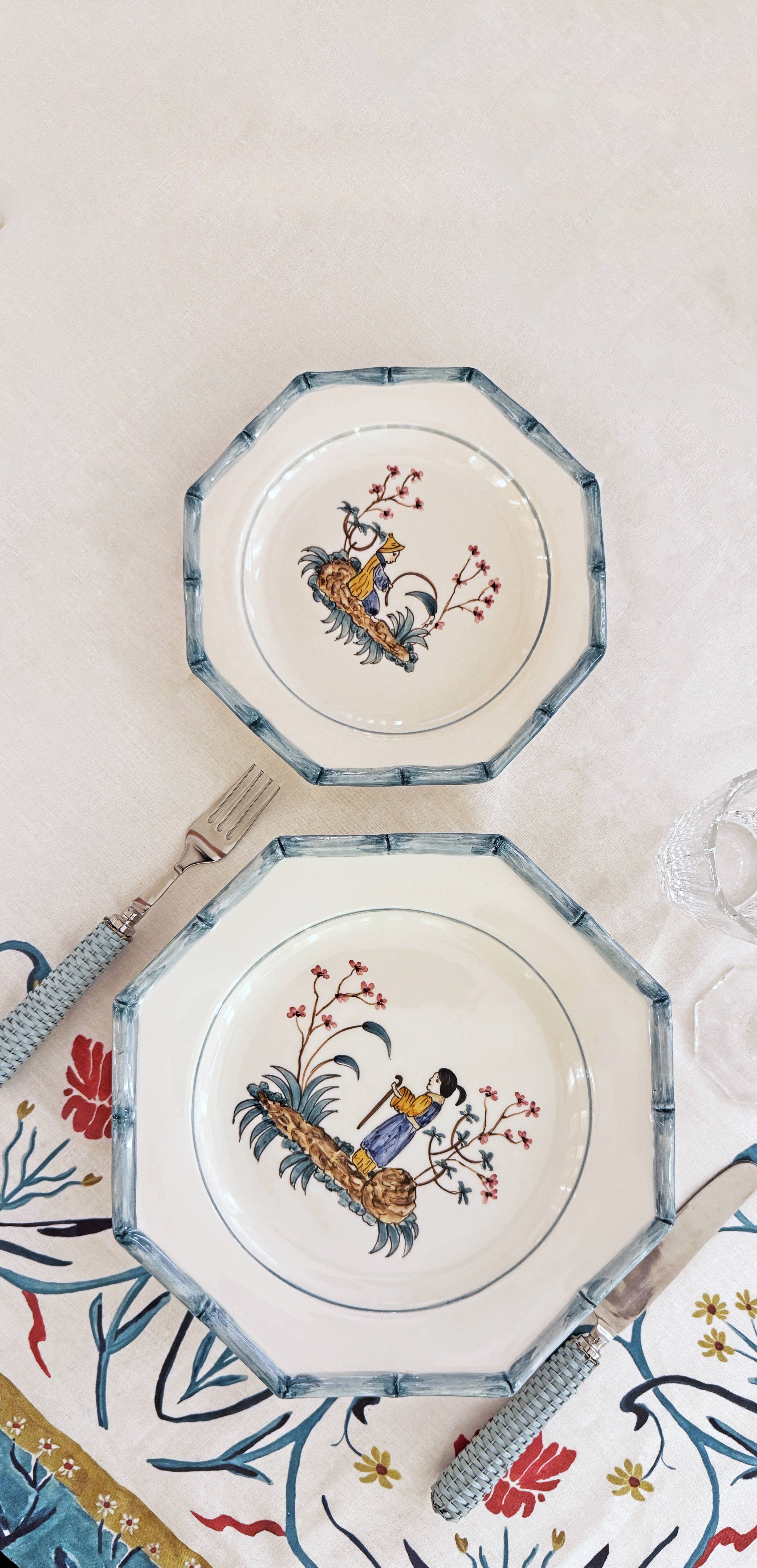 Duggan Society - Vendita all'ingrosso Piatto - Piatto piano Shangai (set di 4)4