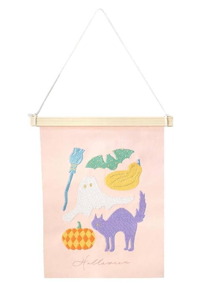 Halloween broderad mini gobeläng väggbonad för wholesale av 「FUNJI」In Japan