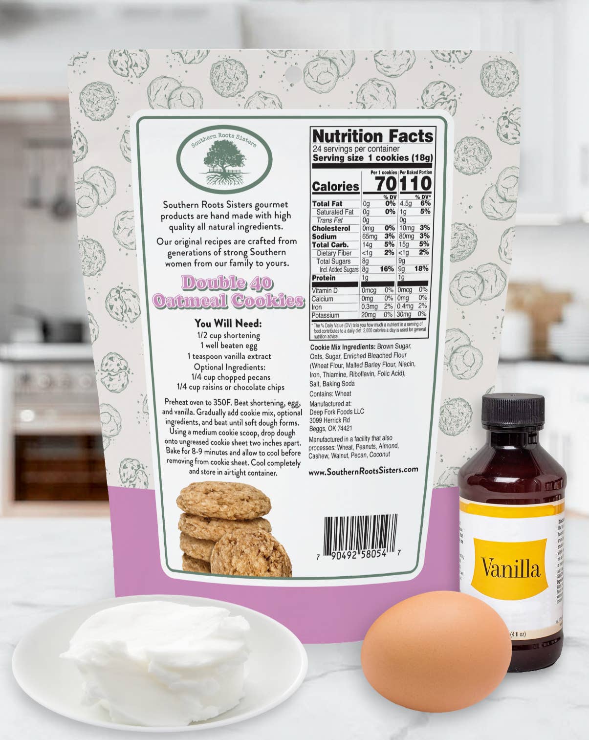 Southern Roots Sisters - Wholesale Cookie Mix - Double 40 Oatmeal Cookie Mix4