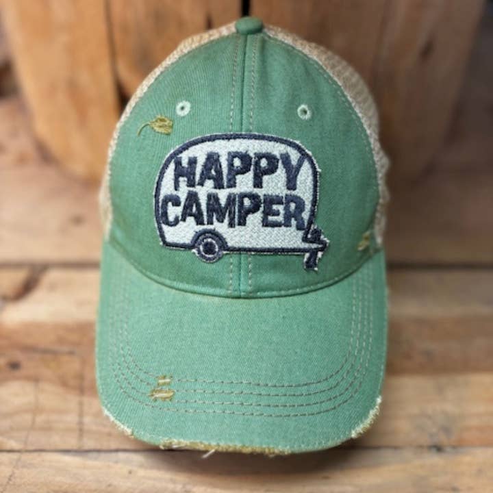 Apparel Now - Wholesale Trucker Hat - Unisex - Happy Camper Hat