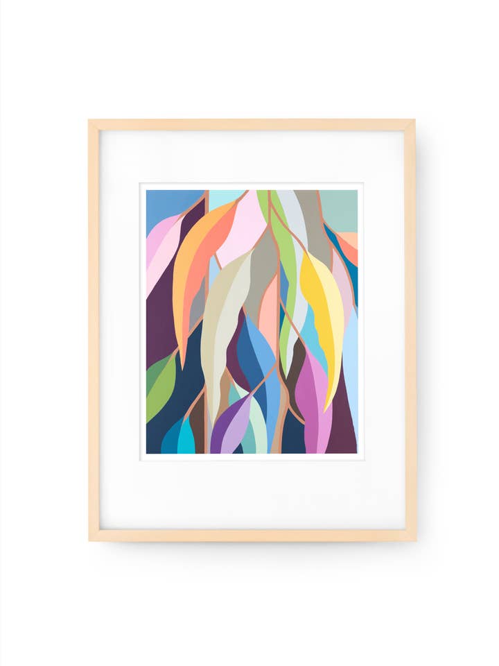 Art Print - 'Colour in the Shadows' for wholesale by Claire Ishino