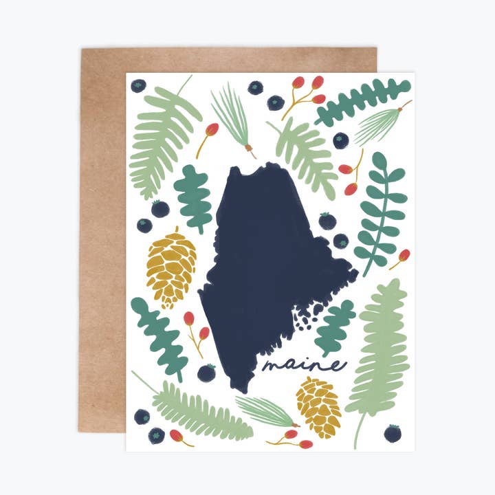 Tandem For Two – Engroshandel Brevpapir/sæt med noteskort – Maine Fresh State - Notecards0