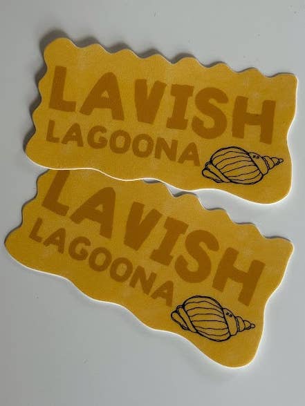Lavish Lagoona Sticker for wholesale by kash co studio