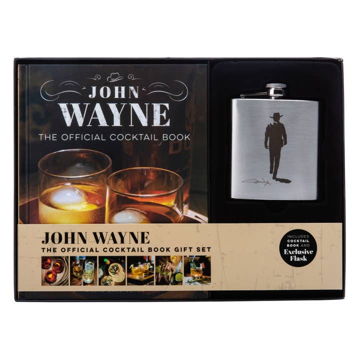 John Wayne: The Official Cocktail Book Gift Set for wholesale by Insight Editions