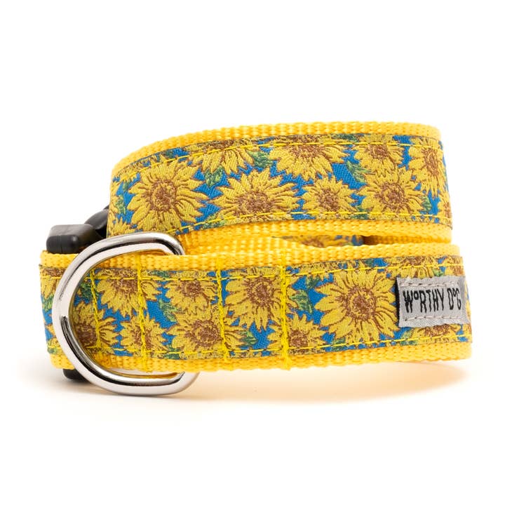 Sonnenblumen-Halsband für den Großhandel von The Worthy Dog