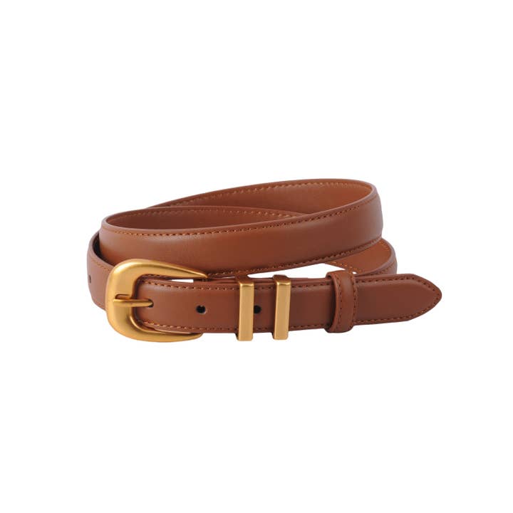 Most Wanted USA - Wholesale Belt - Women's - Leather Belt with Metal Strap Holders