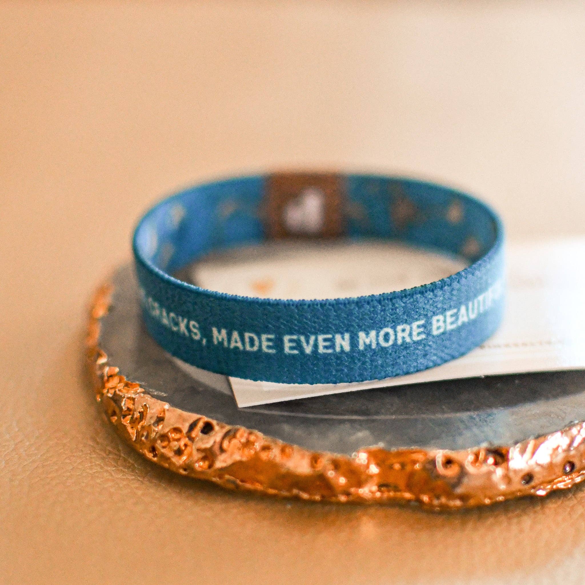 Pink Salt Riot - Vendita all'ingrosso Bracciale in tessuto/intrecciato - Cinturino elastico Lode a Dio per le crepe3