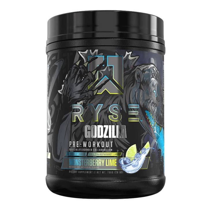 L&F Universal Goods - Wholesale Protein/superfood powder - Ryse Godzilla Pre-Workout Powder - 20/40 SRV. - Lime