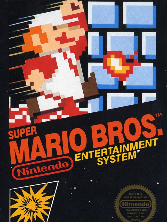 Super Mario Bros. - Affiche 11x17 avec pochette et planche pour la vente par Pyramid America
