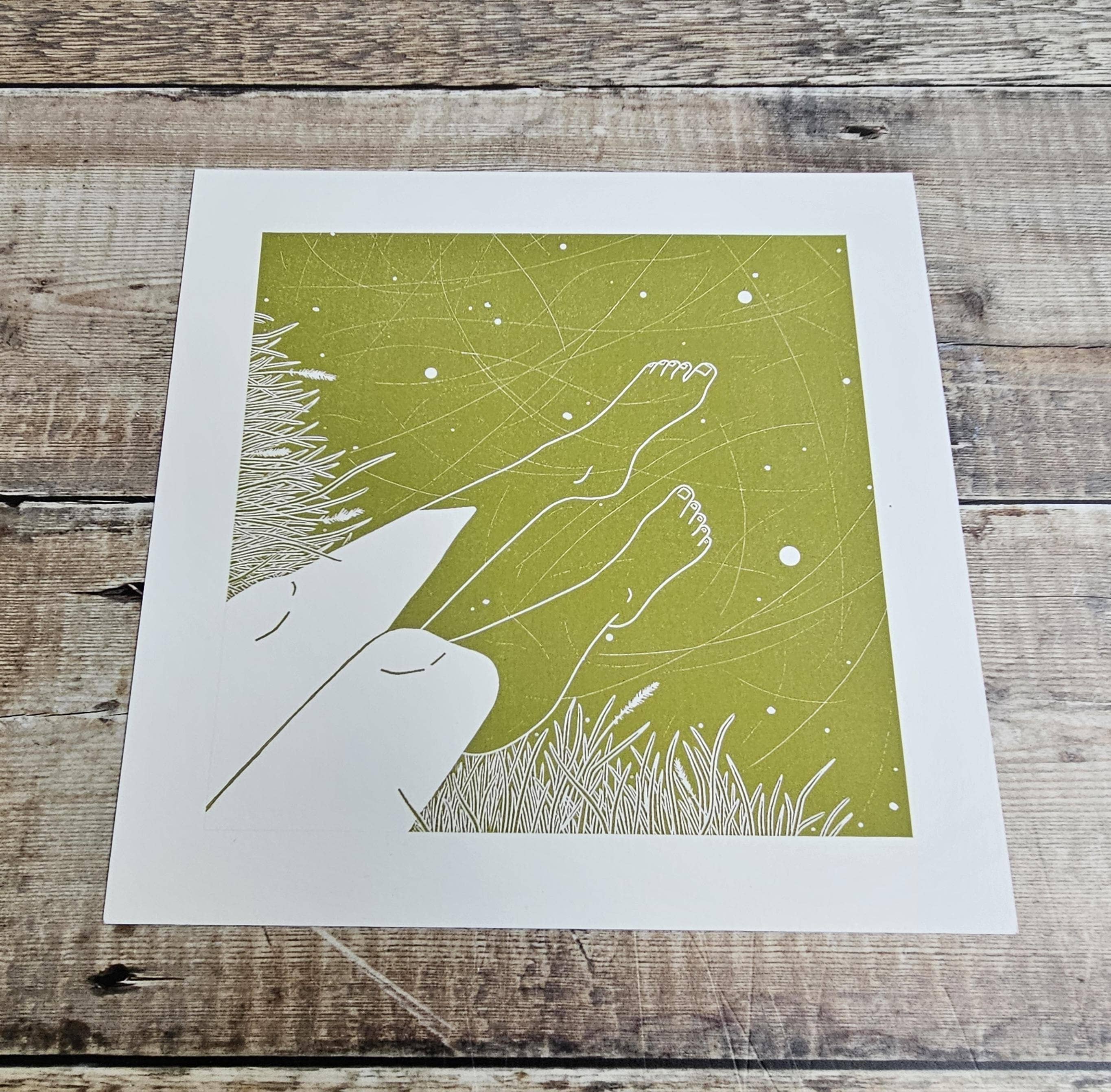 Flotsam Prints - Wholesale Art Print - Toes In The Water - Archival Quality Giclée Print1