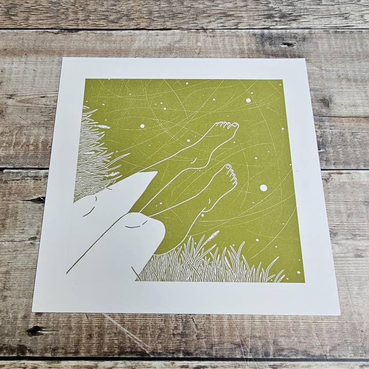 Flotsam Prints - Wholesale Art Print - Toes In The Water - Archival Quality Giclée Print1