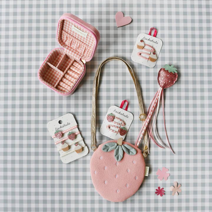 Rockahula Kids - Wholesale Jewelry Box/Organizer - Kids - Sweet Strawberry Square Jewellery Box