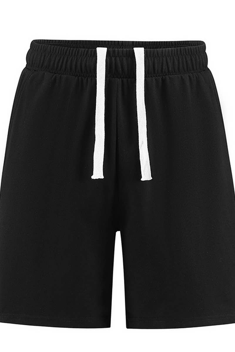 NINEXIS - Wholesale Shorts - Men's - CWBSP0612_MEN'S SOLID DRAWSTRING QUICK DRY SHORTS0