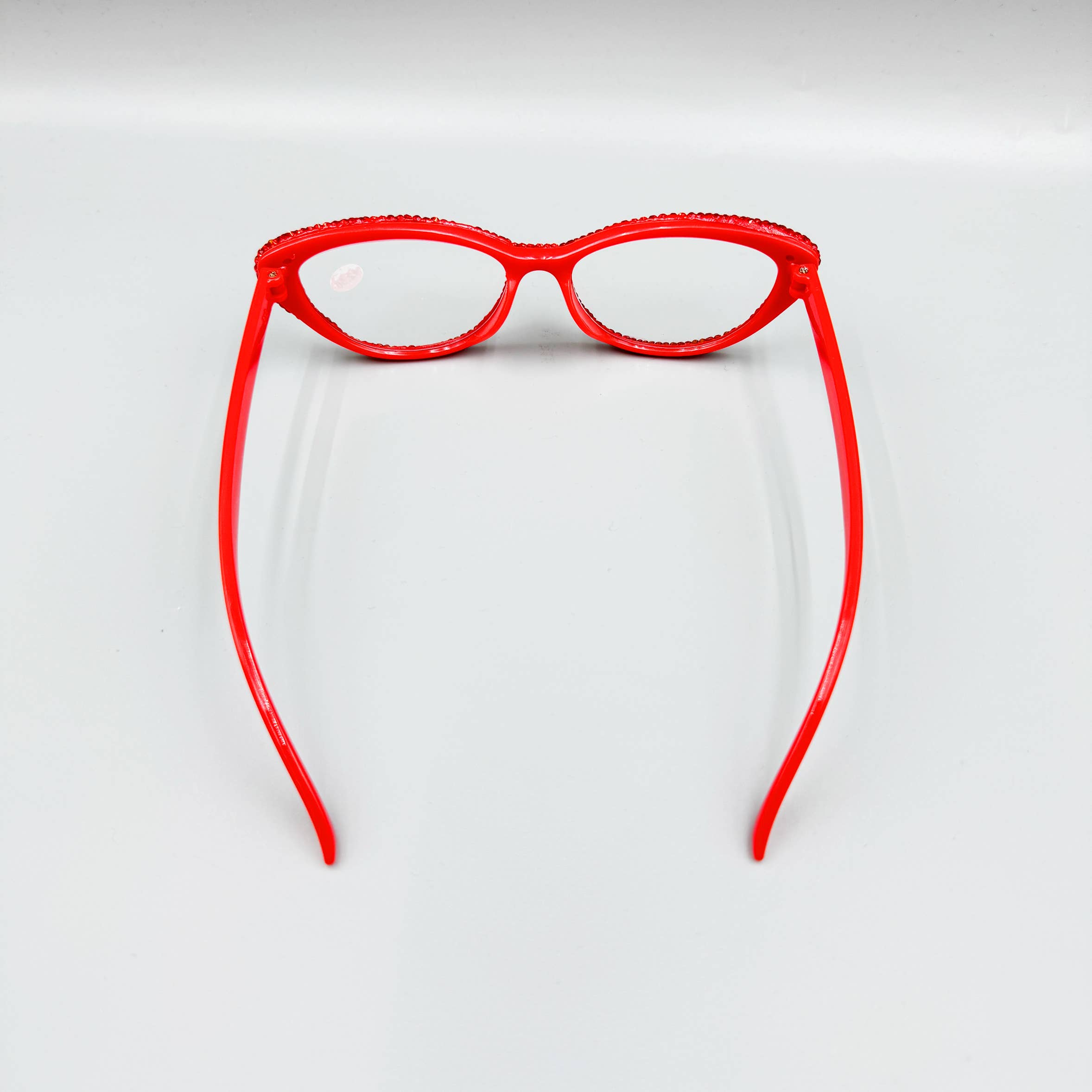 Ole - Vendita all'ingrosso Occhiali da vista - Donna - Occhiali da vista da donna con strass rossi fatti a mano5