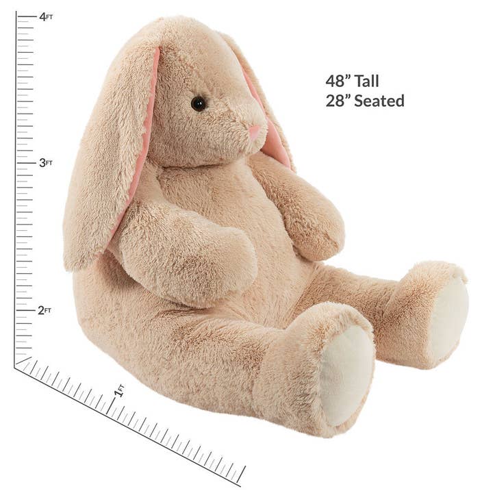 Vermont Teddy Bear - Wholesale Stuffed/Plush Toy - Kids & Baby - 4 Ft. Cuddle Bunny2