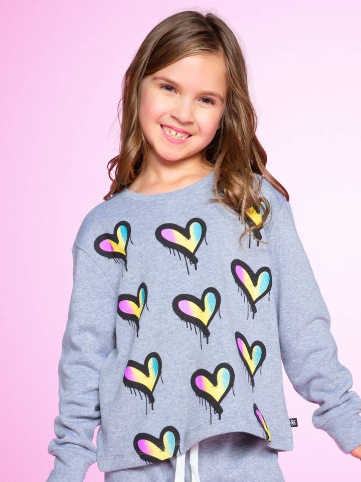 Camisola de Algodão Suave em French Terry Fácil de Vestir por atacado de PixieLane