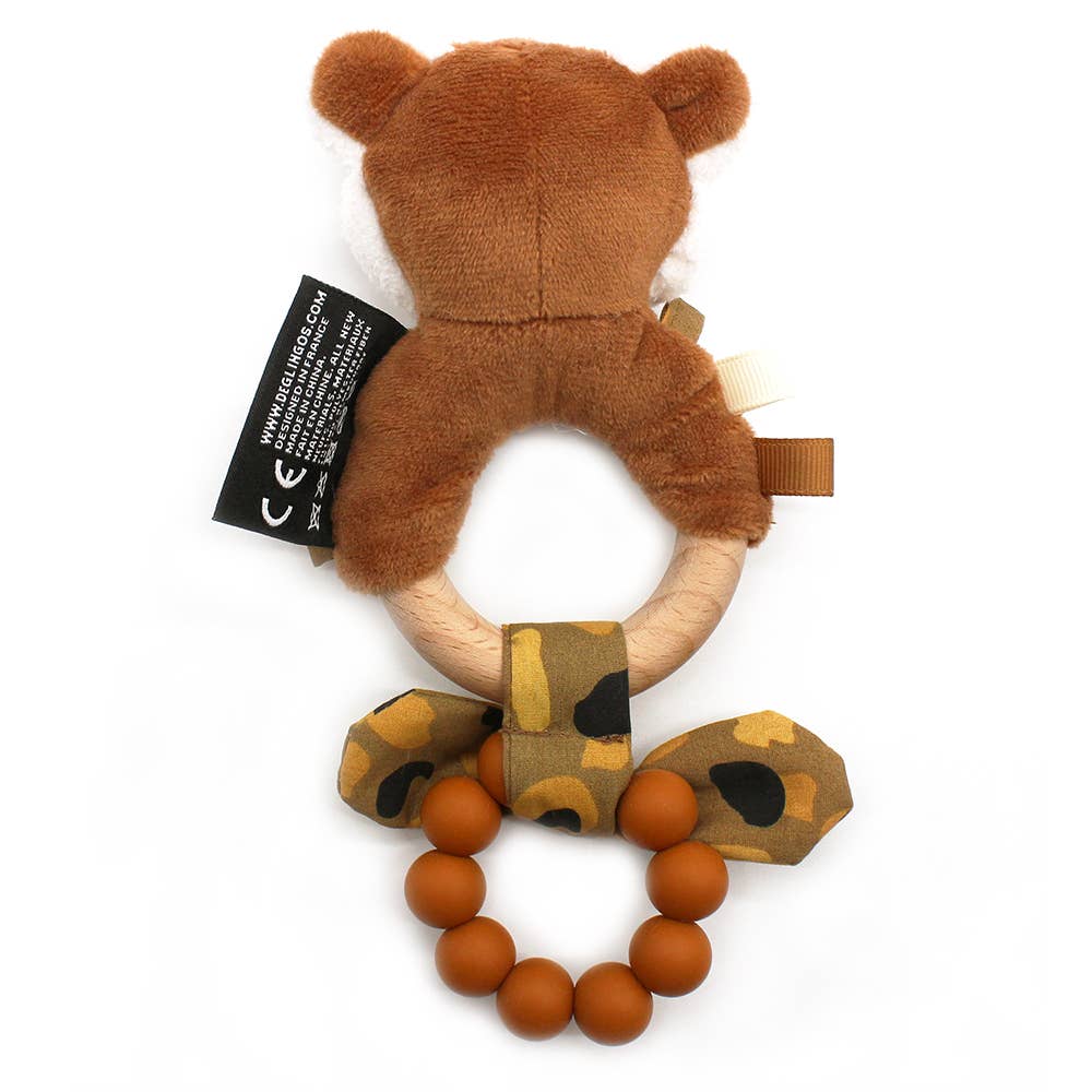 Les Déglingos, France - Wholesale Teething Ball - Baby - Sillicone Teething ring Speculos the Tiger3