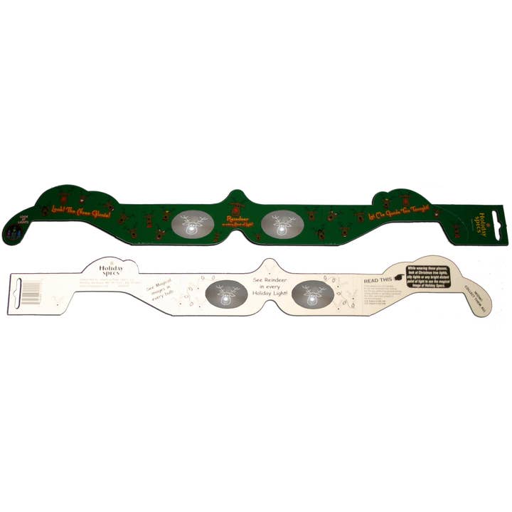 American Paper Optics, LLC - Wholesale Party Favor - Reindeer 3D Holiday Spec Glasses - 25 Pack1
