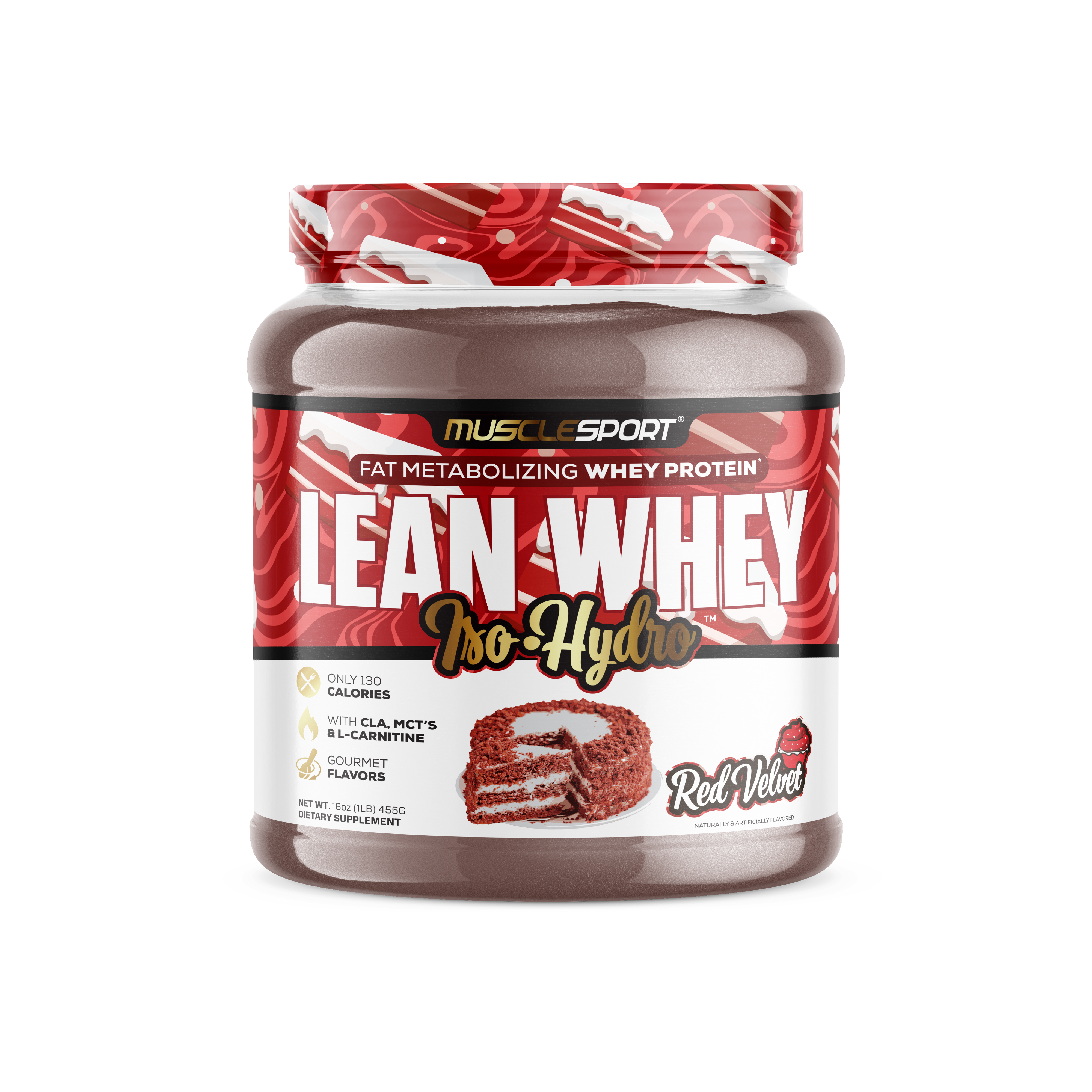 MuscleSport - Wholesale Protein/Superfood Powder - Lean Whey™ Iso Hydro Gourmet Protein 1lb14
